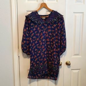 Diane Freis Vintage Georgette Blouse (Large)